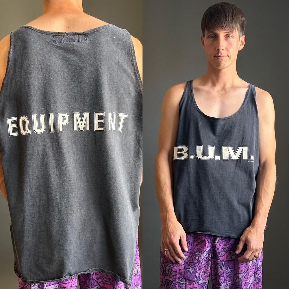 Vintage 1990s Bum Equipment Men's Tank Top